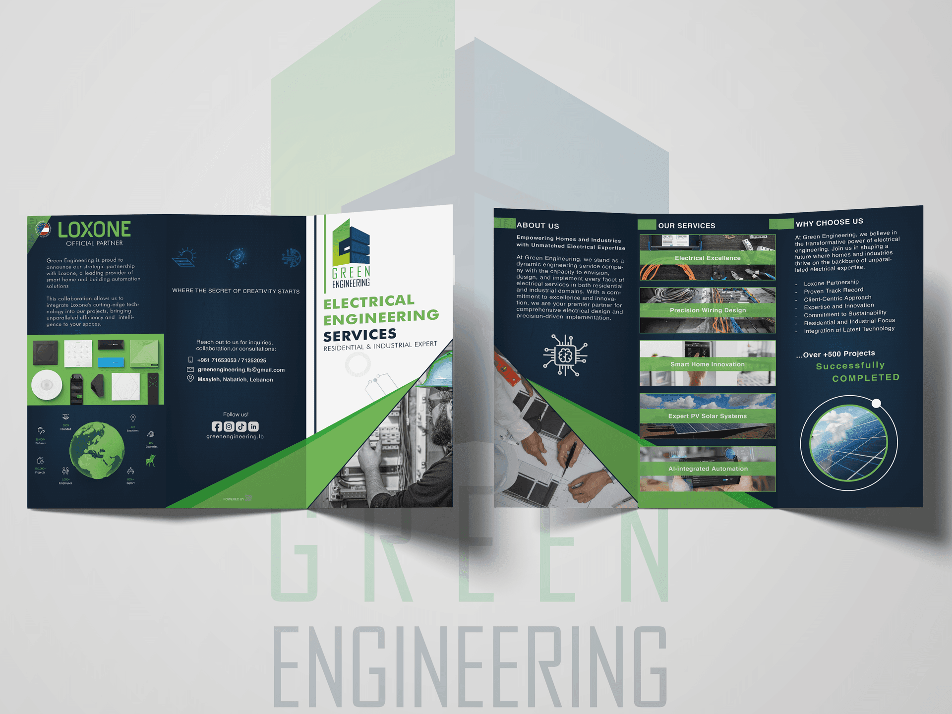 brochure green engineering electrical engineering services company